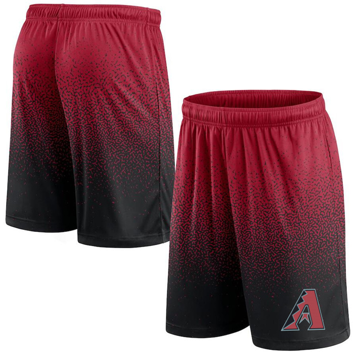 Men's Arizona Diamondbacks Red/Black Ombre Shorts Men's Arizona Diamondbacks Red/Black Ombre Shorts